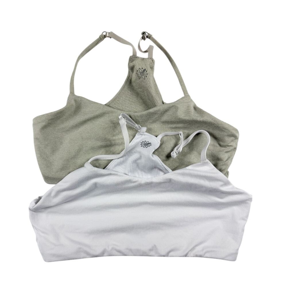 Bleuet Racerback Bra Bundle White & Toffee Size 14 Tween Teen